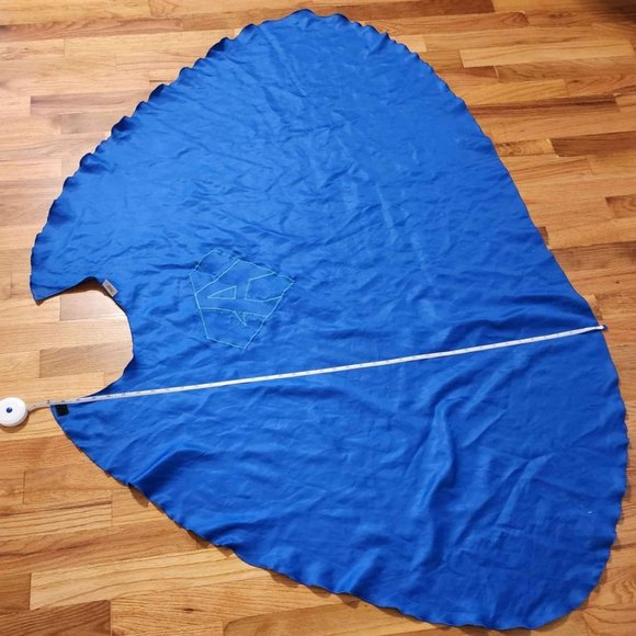 AVENGERS CAPE Halloween Costume ACCESSORY Royal Blue With LOGO, ONESIZE FITS ALL - Picture 6 of 9